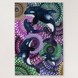 Puzzle Orca tribal