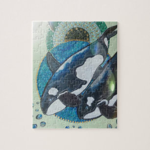 Puzzle Orcas gemelas