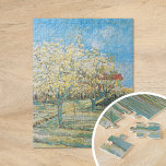 Puzzle Orchard en flor | Vincent Van Gogh<br><div class="desc">Orchard en Blossom (1888) del artista post-impresionista holandés Vincent Van Gogh. El arte original es un óleo sobre lienzo que representa un paisaje de árboles floridos. Utilice las herramientas de diseño para agregar texto personalizado o personalizar la imagen.</div>