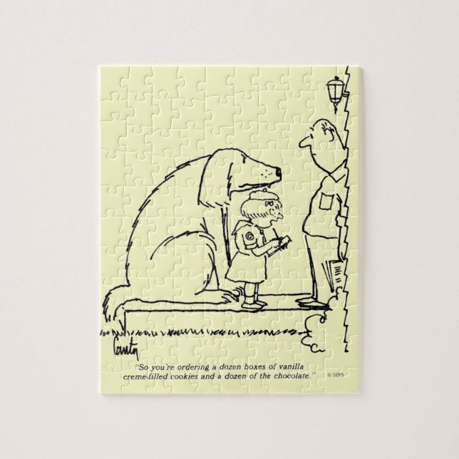 Puzzle Ordenando cookies (Vertical)