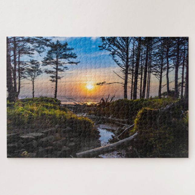 Puzzle Oregon Coast Sunset en Cape Lookout (Horizontal)
