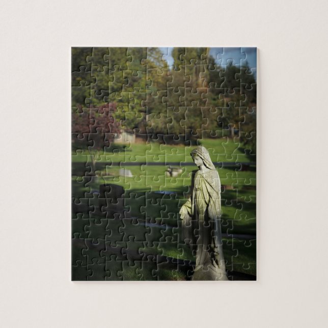 Puzzle Oregón, Lago Oswego, Cementerio Oswego Pioneer (Vertical)