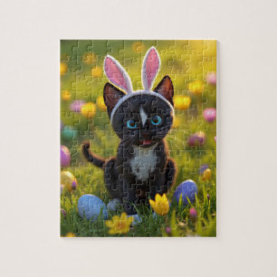 Puzzle Orejas y purgas conejitas: La obra de Pascua de Fe