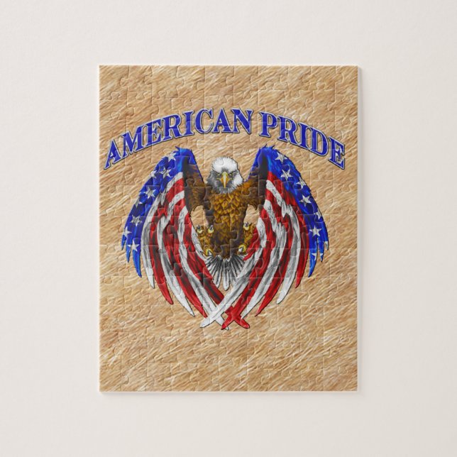 Puzzle Orgullo americano Eagle (Vertical)