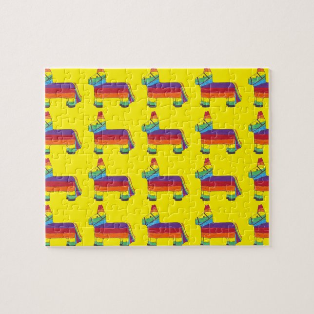 Puzzle Orgullo de la fiesta de cumpleaños de Piñata Fiest (Horizontal)