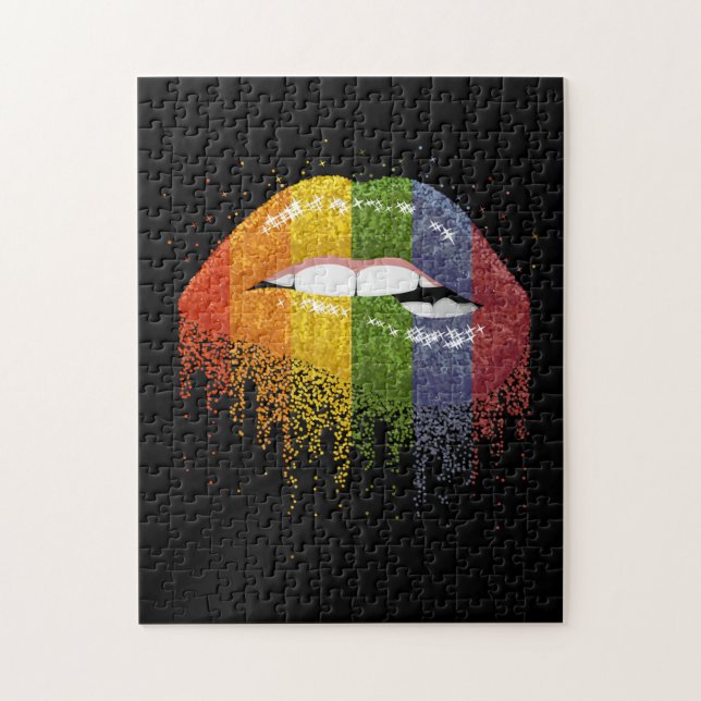 Puzzle Orgullo LGBT arcoiris - Gay, homosexual, lesbiana (Vertical)