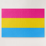 Puzzle Orgullo Pansexual (Bandera Pan)<br><div class="desc">Este diseño presenta la Bandera del Orgullo Pansexual, que fue diseñada como un símbolo para representar a la comunidad pansexual. Es similar a la bandera arcoíris LGBT, que se usa como símbolo para lesbianas, gays, bisexuales, transexuales y cualquier otra persona en la comunidad. La bandera se utiliza para aumentar la...</div>