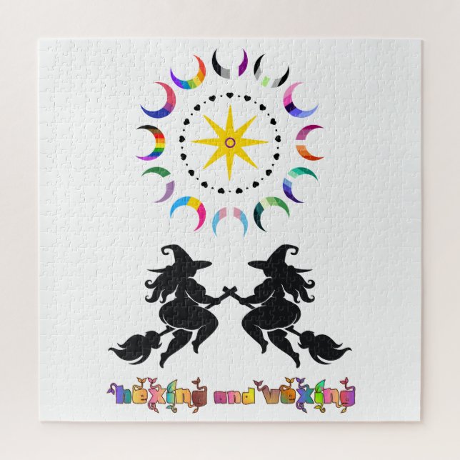Puzzle Orgullo queer brujo (Vertical)