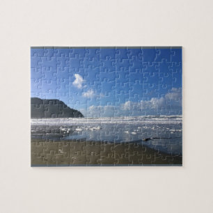 Puzzle Orilla de la playa en invierno