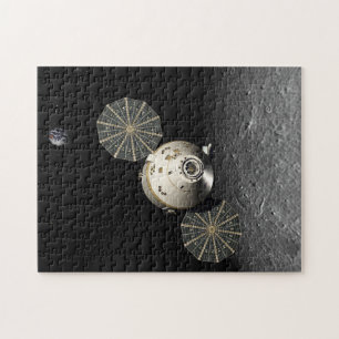 Puzzle Orion Spacecraft in Lunar Orbit