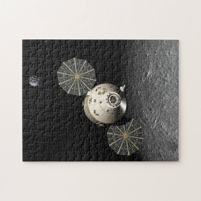 Puzzle Orion Spacecraft in Lunar Orbit (Horizontal)