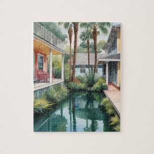 Puzzle Orlando Vintage Vibes Abstract Viajes a Florida