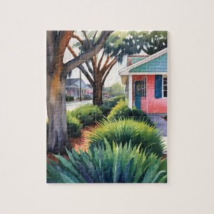 Puzzle Orlando Vintage Vibes Abstract Viajes a Florida