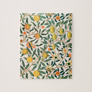 Puzzle Ornamento blanco granado William Morris Fruit