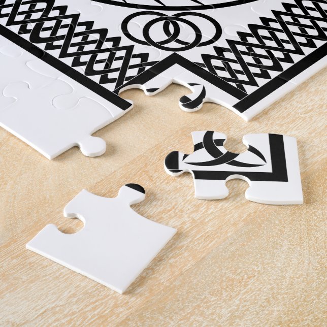 Puzzle ornamento celta individual (Lado)