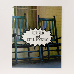 Puzzle Ornamento de personalizado retirado y aún en march