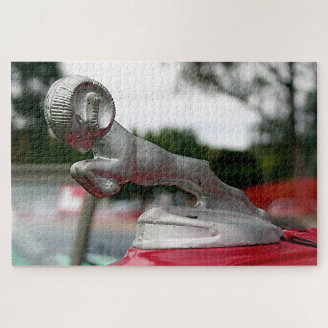 Puzzle Ornamento del capó de coche antiguo Ram (Horizontal)