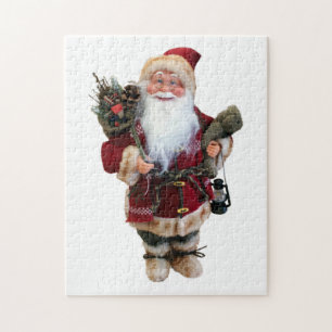 Puzzle Ornamento navideño muñeca de Santa Claus