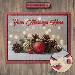 Puzzle Ornamento navideño personalizado