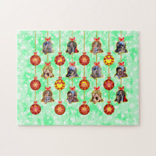 Puzzle Ornamentos de Bell & Ball 6 Fotos L-Green