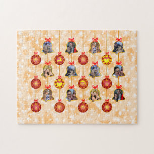 Puzzle Ornamentos de bolas y bolas para navidades 6 Fotos