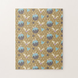 Puzzle Ornamentos de Navidad y Holly