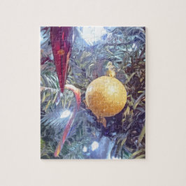 Puzzle Ornamentos feriados de invierno