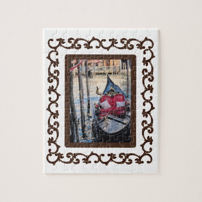 Puzzle Ornate enmarcado Gondola en Venezuela (Vertical)