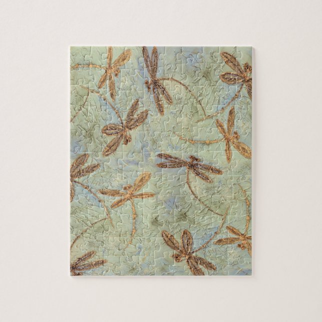 Puzzle Oro de la danza de la libélula (Vertical)