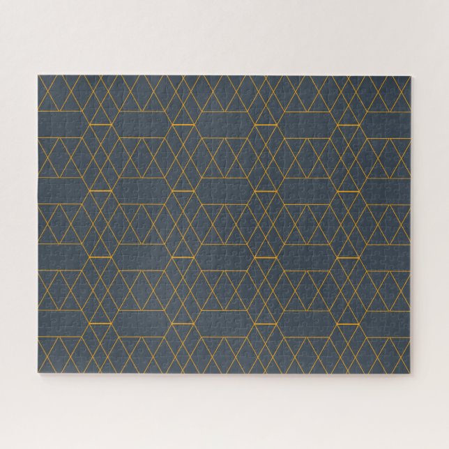 Puzzle Oro, líneas simples, modernas, frescas y de moda g (Horizontal)