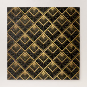 Puzzle Oro negro Art Deco: geométrico