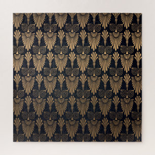 Puzzle Oro negro Art Deco: Retro.