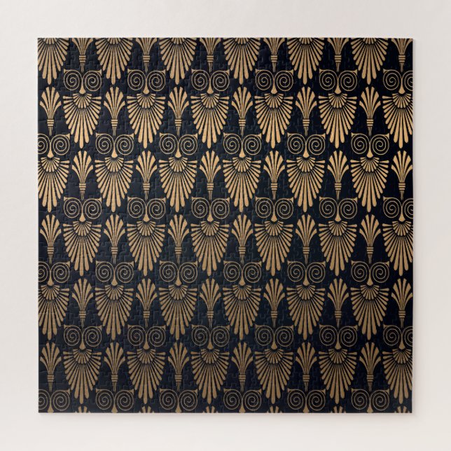 Puzzle Oro negro Art Deco: Retro. (Vertical)