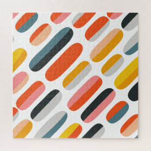 Puzzle Oro Negro Remolino Abstracto Moderno Luna