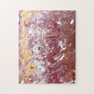 Puzzle Oro, Plata, Rojo, Rosa de Oro, Obra de Arte en Már