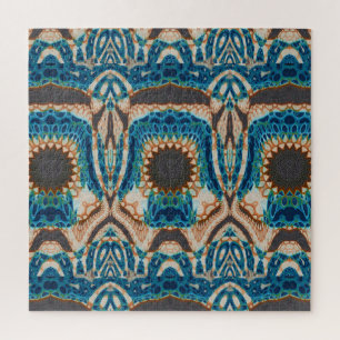 Puzzle Oro turquesa Sol Southwestern Art