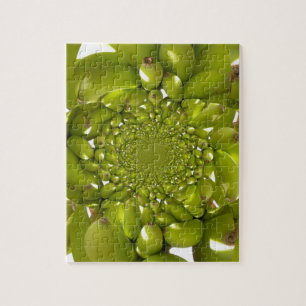 Puzzle Oro Verde: Banana Kaleidoscopio Giro Tropical