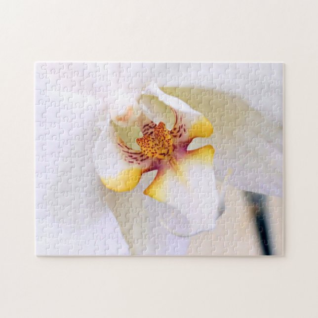 Puzzle Orquídea Sueño Blanco (Horizontal)