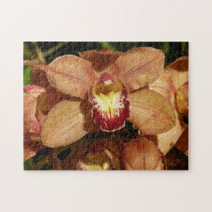 Puzzle Orquídeas con gotas de lluvia floral
