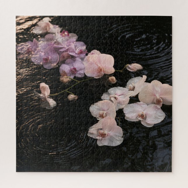Puzzle Orquídeas en Agua Tranquila (Vertical)