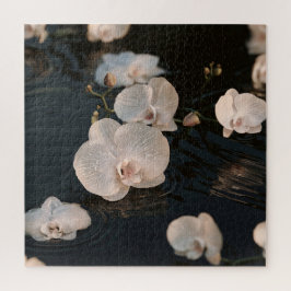 Puzzle Orquídeas en Agua Tranquila