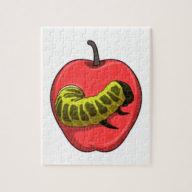 Puzzle oruga con Apple (Vertical)