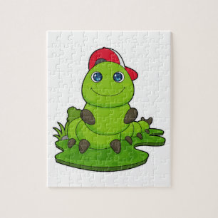 Puzzle oruga con tapón