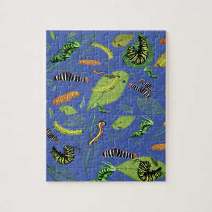 Puzzle Orugas para amantes de la naturaleza