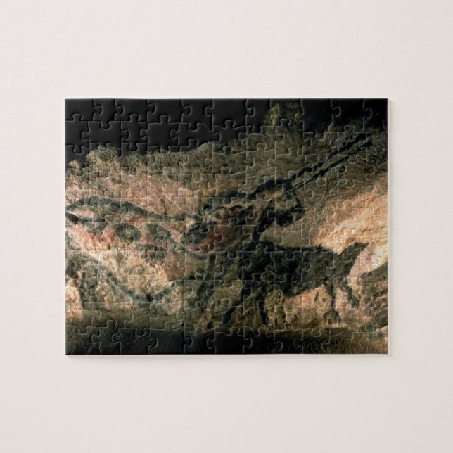 Puzzle Oscile la pintura de un animal de cuernos, c.17000 (Horizontal)