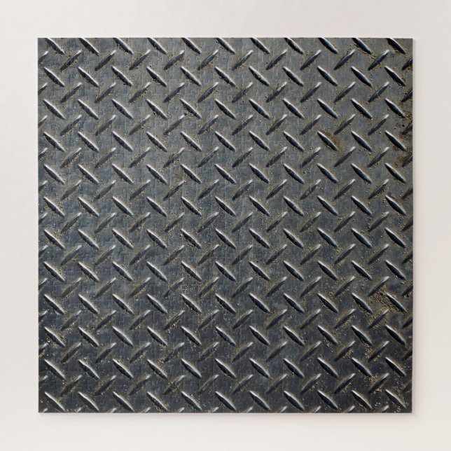 Puzzle Oscuro de aluminio: diseño de forma de Rhombus (Vertical)