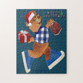 Puzzle Osito de Navidad