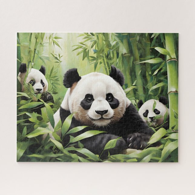 Puzzle Ositos de panda (Horizontal)