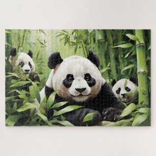 Puzzle Ositos de panda