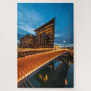 Puzzle Oslo por la noche, Noruega
